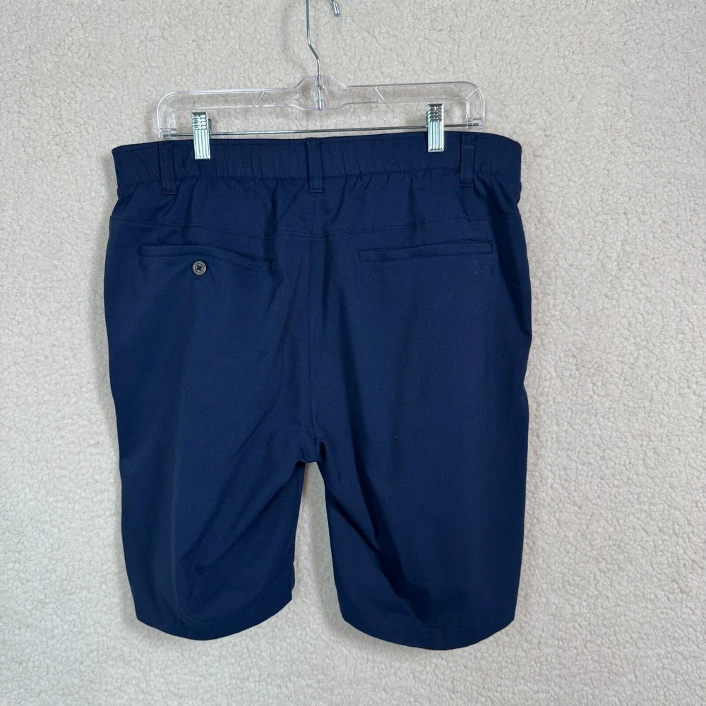 Under Armour Men's Shorts Size 36 Navy HeatGear‎ Stretch Golf Performance